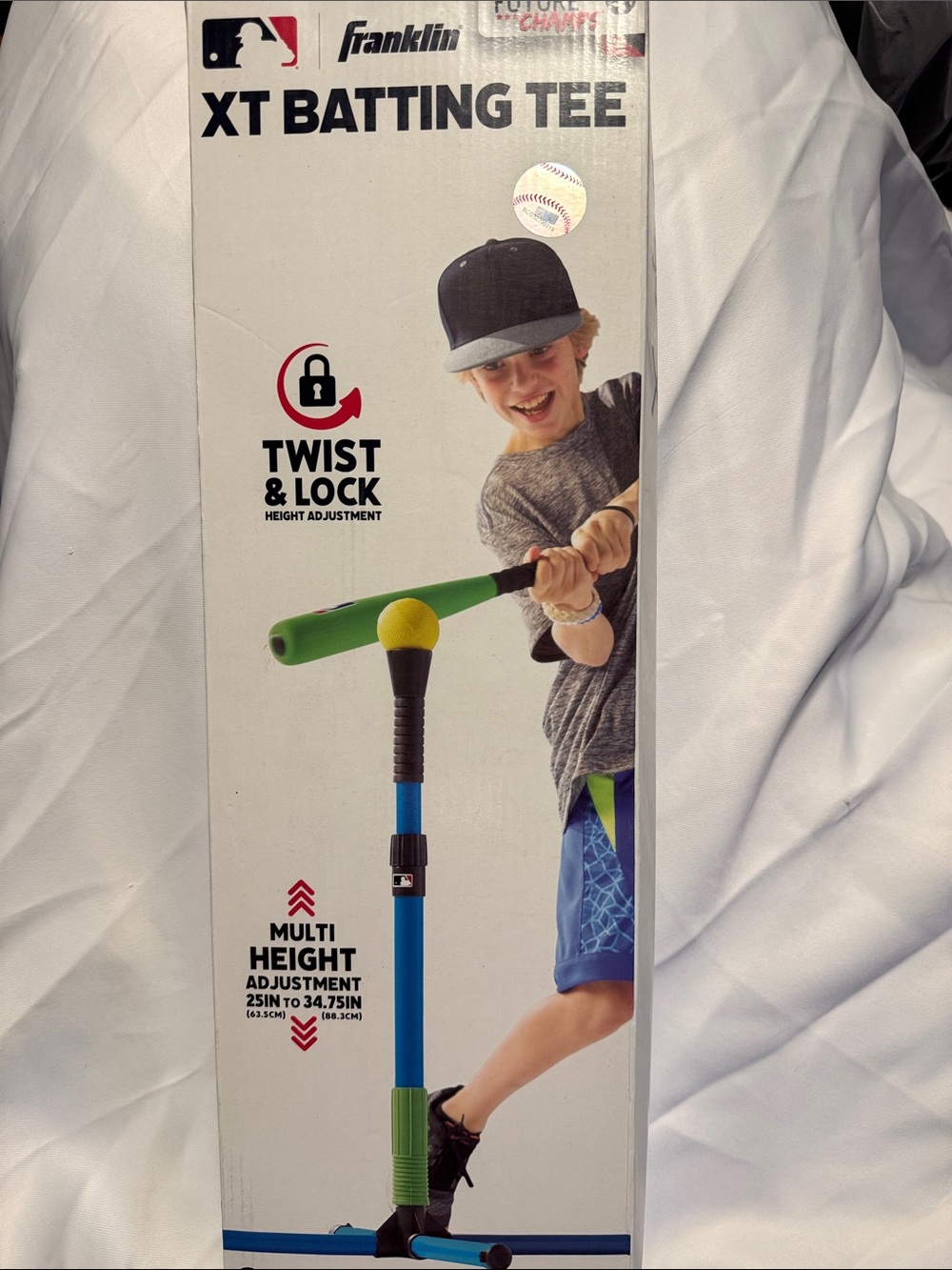 Franklin XT Batting Tee for Kids - Blue & Green